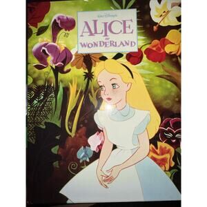 WALT DISNEY'S: ALICE IN WONDERLAND By Teddy Slater - Hardcover Like New !!